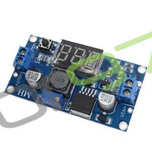 LM2596 LM2596S power module + LED Voltmeter DC-DC adjustable step-down power supply module with digital display - Image 1
