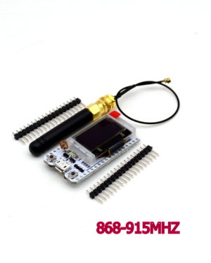868MHz/915MHz LoRa ESP32 Blue oled Wifi SX1276 Module IOT Development Board with Antenna