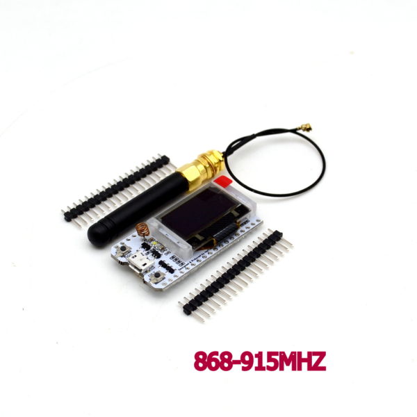 868MHz/915MHz LoRa ESP32 Blue oled Wifi SX1276 Module IOT Development Board with Antenna