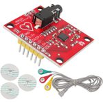 AD8232 ECG Physiological Measurement Heart Pulse Single Lead Heart Rate Monitor Sensor Module for Arduino
