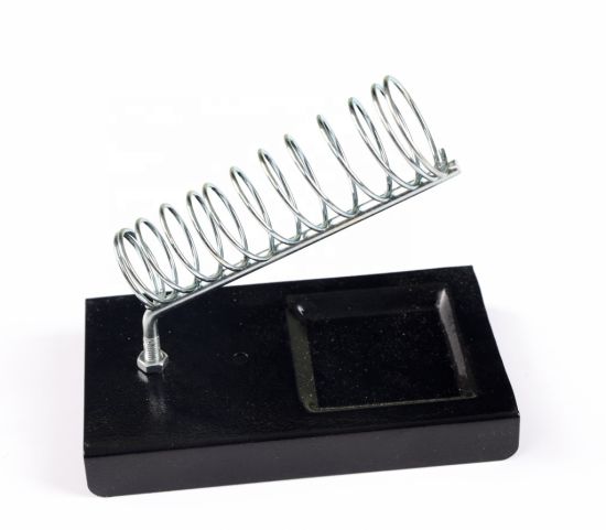 Portable-Detachable-Support-Station-Black-Metal-Base-Soldering-Iron-Stand-Holder-Used-with-Most-Pencil-Tip-Soldering-Irons Soldering Iron Stand Metal Small