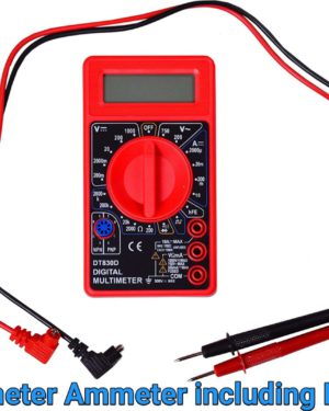 DT-830 LCD Digital Multimeter Electric Voltmeter Ammeter Tester AC/DC 750/1000V Amp Volt Ohm Portable Electric Multi Tester Tool TITAN