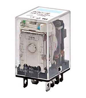 HR710-2PL-220VAC, Electro Mechanical Relay, Cube Type, 10A DPDT, 220VAC Coil Input, LED Indiator