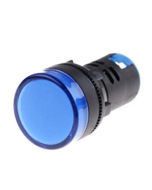 Panel LED Indicator Light 22mm Blue Color